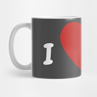 I ♥ u - I love you romantic Mug